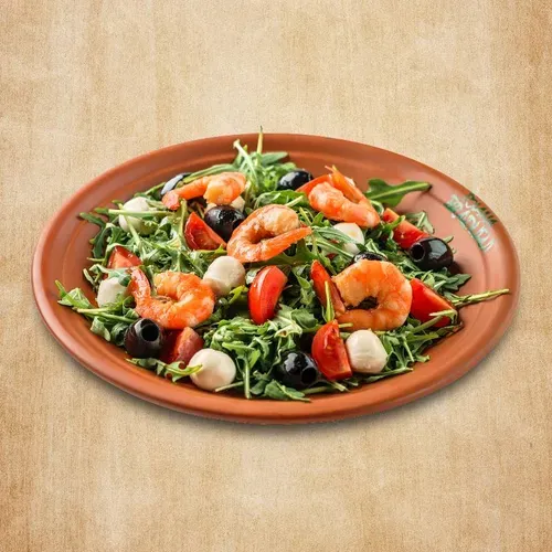  Salată cu creveți și rucola