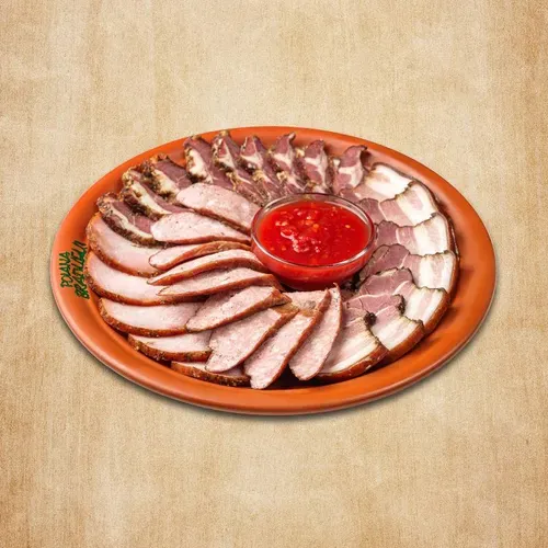 Platou „Afumături Poiana Bradului”