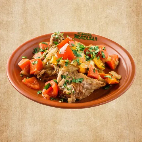  Iepure înăbușit cu legume