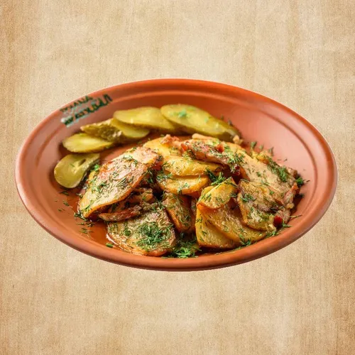 Cartofi prăjiți cu bacon